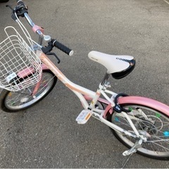 女児用変速機付き20インチ自転車を譲ります。