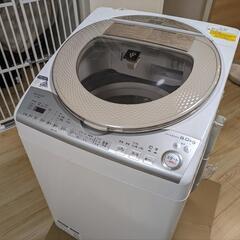 【値下げ厳しいです】SHARP プラズマクラスター 洗濯機 8キ...