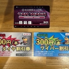 ①値下げ中🉐総額5900円相当🉐JASSおきなわで使える洗車プリ...