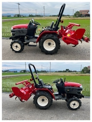 ヤンマー GK14YANMAR 4WD14馬力ヤンマーロータリー使用時間207パワーステアリング美品　富山