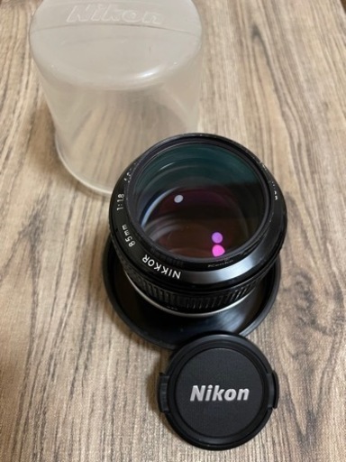 [美品/希少純正収納ケース付属]Nikon ニコン NIKKOR 85mm F1.8/フィルター付き