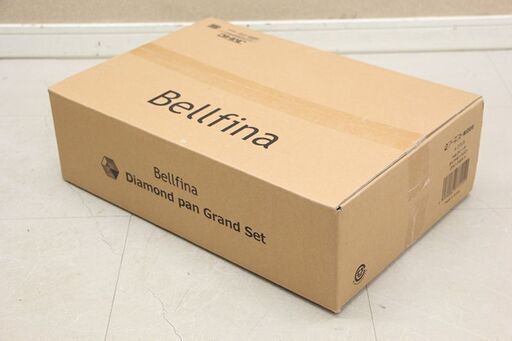 未使用 未開封 Bellfina ベルフィーナ ダイヤモンドパン グランドセット 無水調理鍋 A-77115 (E1762kxwY)