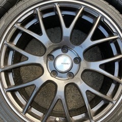 レイズ　18インチ　225／40ガンメタホイル本日中なら5千円引きします　値段交渉可能です