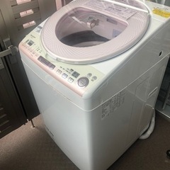 譲渡先決定【差し上げます】シャープ洗濯機8.0kg