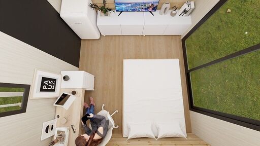 アーチ型モジュラーハウス 建築申請不用