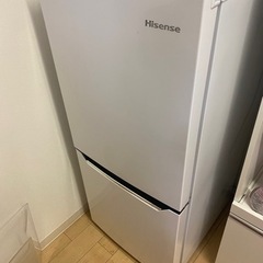 【あげます】冷蔵庫 一人暮らし用 Hisense 5年使用