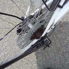 Reschnel 26インチ 6速 軽快車 白黒 （195）