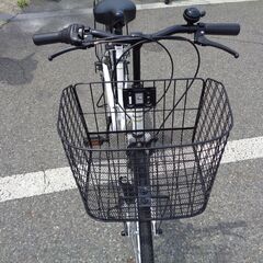 Reschnel 26インチ 6速 軽快車 白黒 （195）