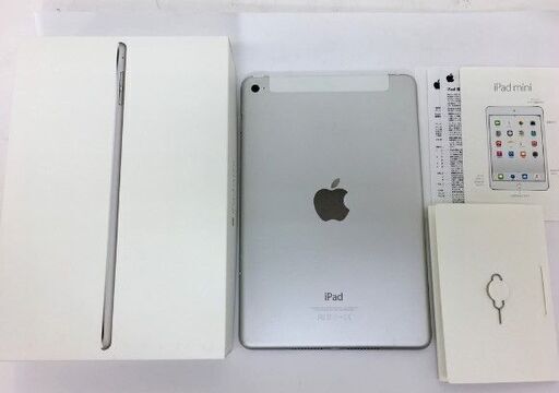 【買取強化中】Apple iPad mini 第4世代 16GB Wi-Fi+Cellularモデル シルバー【リサイクルモールみっけ柏大山台店】