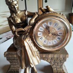 時計(シチズンブロンズ像風置き時計)