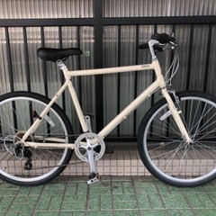 🔹クロスバイク🔹日本のあさひ車「Cream」26in.7段ギア。