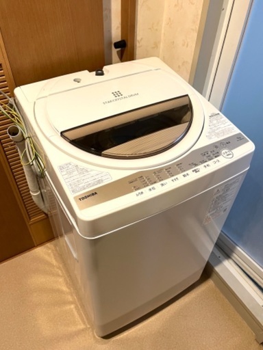 東芝　洗濯機 6キロ　昨年5月購入　美品★