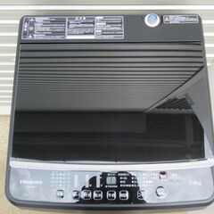04【清掃済】 ハイセンス　5.5㎏　全自動洗濯機　2021年　