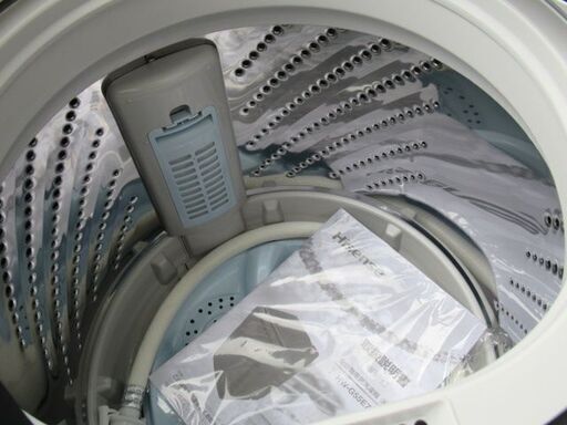 04【清掃済】 ハイセンス　5.5㎏　全自動洗濯機　2021年
