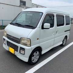 スズキ エブリィワゴン JOYPOPターボ　車検あり