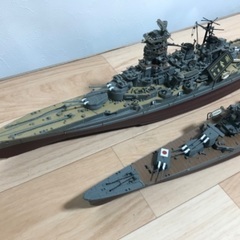☆戦艦の模型プラモデル　2個セット