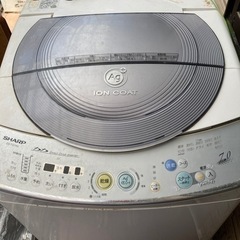 10円　洗濯機　２００６年製　７㎏　SHARP