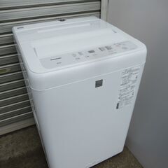 08【清掃済】 パナソニック　5㎏　全自動洗濯機　2021年　