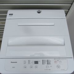 08【清掃済】 パナソニック　5㎏　全自動洗濯機　2021年　