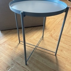 IKEA トレイテーブル スチールテーブル 水色
