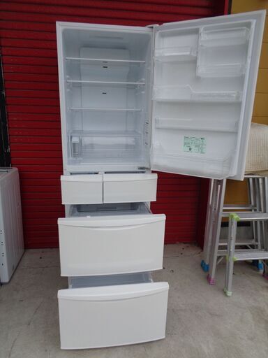 Panasonic パナソニック ノンフロン 5ドア冷凍冷蔵庫 NR-EV41S5-W 411L