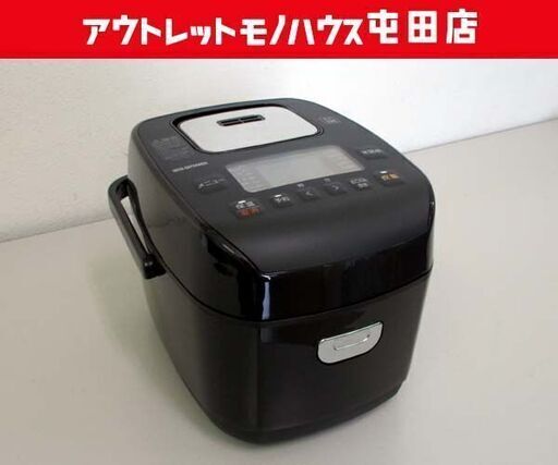 アイリスオーヤマ 圧力IHジャー炊飯器 3合炊き 2022年製 ブラウン KRC-PD30-T 炊飯器 ☆ 札幌市 北区 屯田