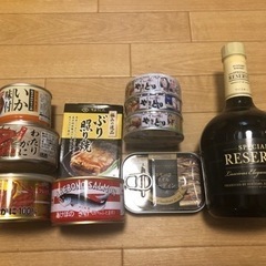 缶詰・ウイスキー