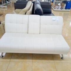 ★値下げしました★  ソファ ホワイト H73×D73×W138 クリーニング済み OJ1193