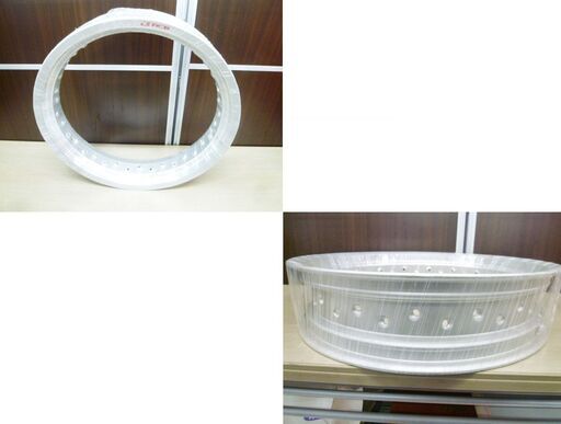 未使用品 RCB ホイール 36H MT3.50×17 シルバー カスタム レーシング