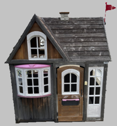 【Cedar Summit シーダーサミット】グレイストーン コテージ 木製 プレイハウス おままごと 家 キッズハウス 組立式