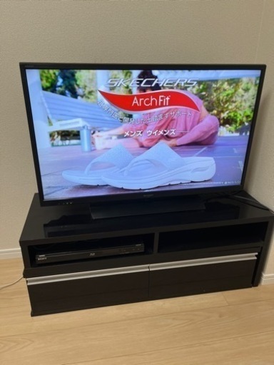 早い者勝ち！SHARP AQUOS液晶テレビ45インチ︎テレビ台、SONY DVD 