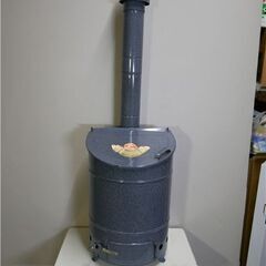 商談中☆硬質耐熱耐水ホーロー 昭和の家庭用焼却器