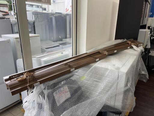 ★値下げしました❗【TOSO】ウッドブラインド　200×200cm 未使用　角に傷あり　2021年製造　【店頭販売のみ】