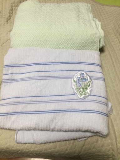 タオルケット　タオルシーツ　2枚セット