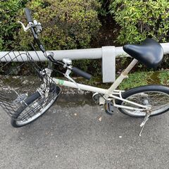 自転車　No.908　無印良品　20インチ　ホワイト　【リサイク...