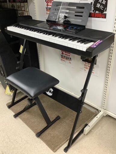 キクタニミュージック ROCKJAM 電子キーボード 61鍵 RJ761 スタンド・イス付【ユーズドユーズ名古屋天白店】J2632