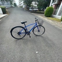 Almost new like bicycle blue colour