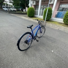 Almost new like bicycle blue colour