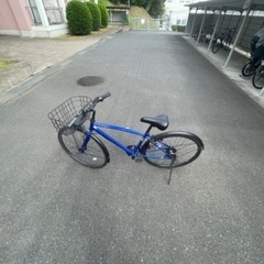 Almost new like bicycle blue colour