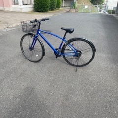Almost new like bicycle blue colour