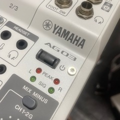 YAMAHA AG03mk2 ホワイト