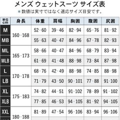 fellowウェットスーツセミドライ5×3mm
