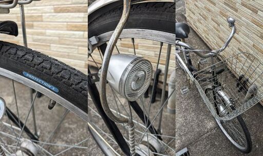 中古自転車 6段変速 26インチ (オートライト) 軽整備済み 安い 防犯 中古自転車 6段変速 26インチ (オートライト) 軽整備済み 安い 防犯