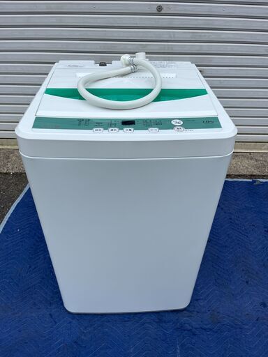 美品 YAMADA 洗濯機　YWM-T70D1 2018年製 7kg 引き取り限定