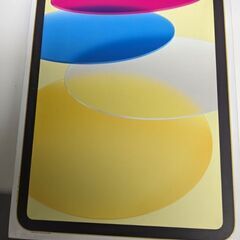 本日限定値下げ ipad10 イエロー 箱に傷あり、新品未開封