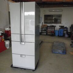 シャープ冷凍冷蔵庫 SJ-F500R６ドア左右両開き２００９年 ...
