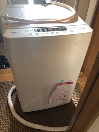 hisense 洗濯機　HW-K55E 　購入後1ヶ月未満美品