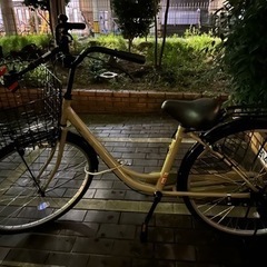 自転車　ほぼ新車