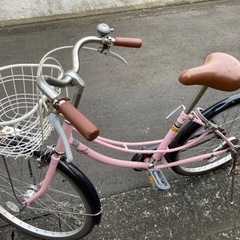 女の子用自転車　ピンク　24インチ