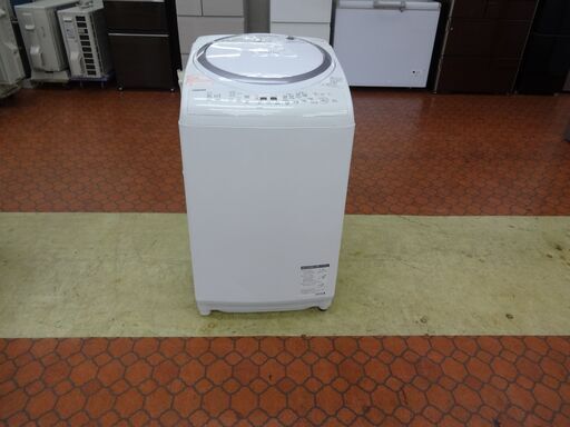 ID 354623　洗濯機8K　東芝　２０１８年製　AW-8V6（S)